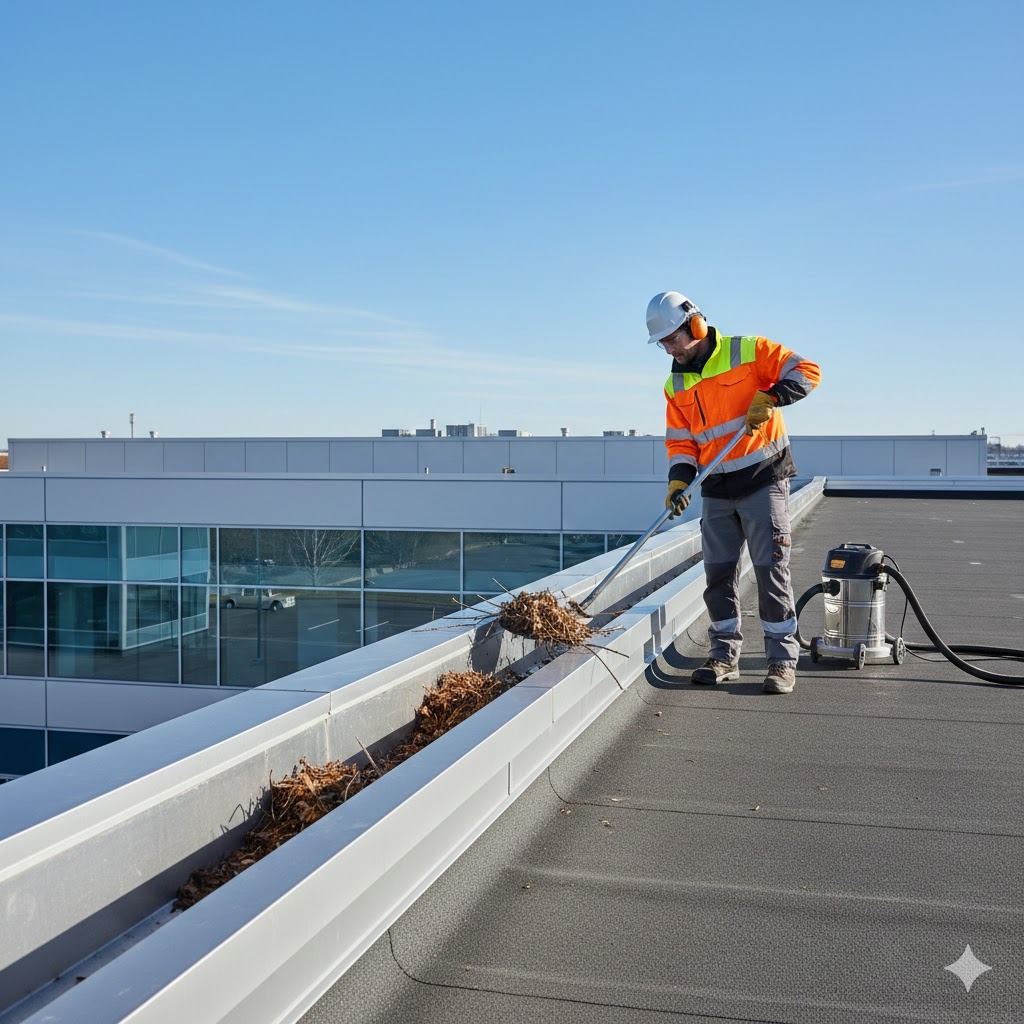 Commercial gutter and roof cleaning Melbourne