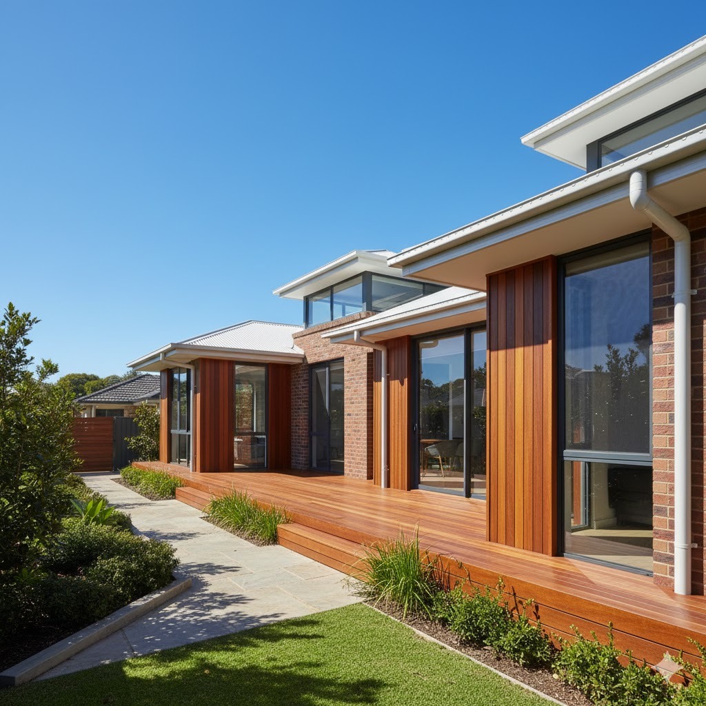 Clean gutters on a home